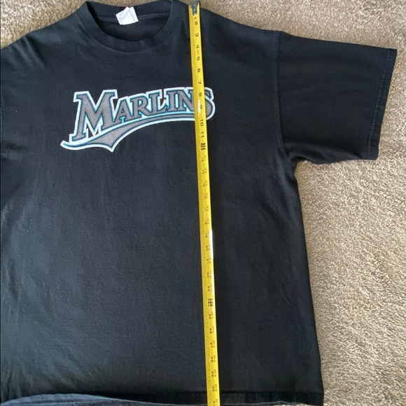 Marlins Josh Beckett #21 Florida Player Jersey T-Shirt 2003 - Rare - Large - Picture 3 of 5